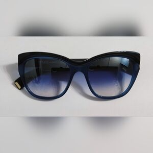 Sportmax Blue and Black Gradient Sunglasses. 53-20-140. Pre-owned.